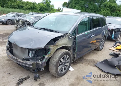 2015 Honda Odyssey Touring/Touring Elite z USA, uszkodzony, nr VIN 5FNRL5H99FB009627